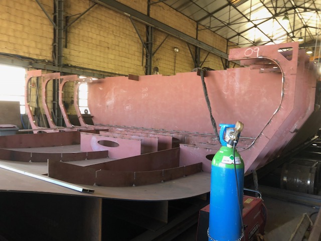 Structure typique construction acier